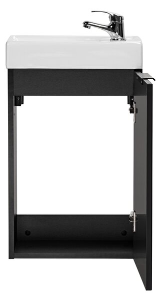 Koupelnová skříňka s umyvadlem ADEL Black U40/1 | 40 cm