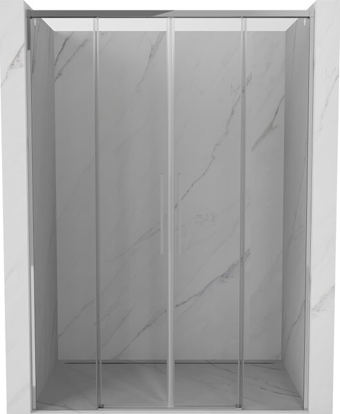 Mexen Rox, posuvné sprchové dveře 150 cm, čiré sklo, chromový profil, 8C2-150-002-01-00