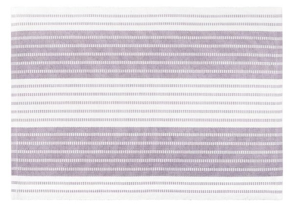 Prostírání RIB proužky fialovobílá prostírání cca 30 x 45 cm