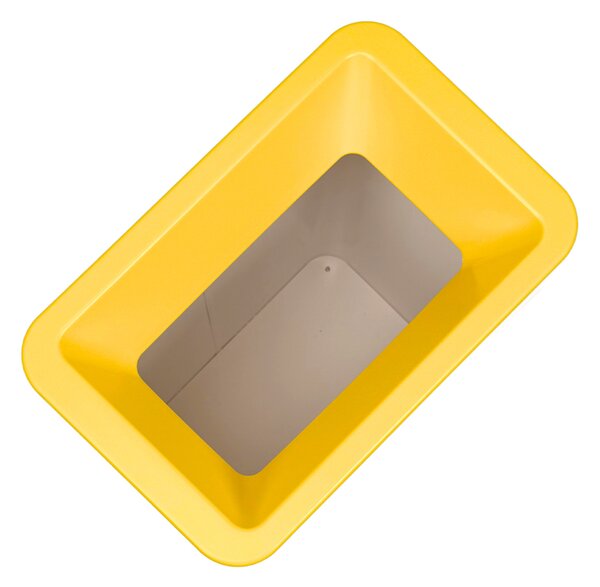 Odpadkový koš na tříděný odpad Caimi Brevetti Maxi W,50 L, žlutý, plast