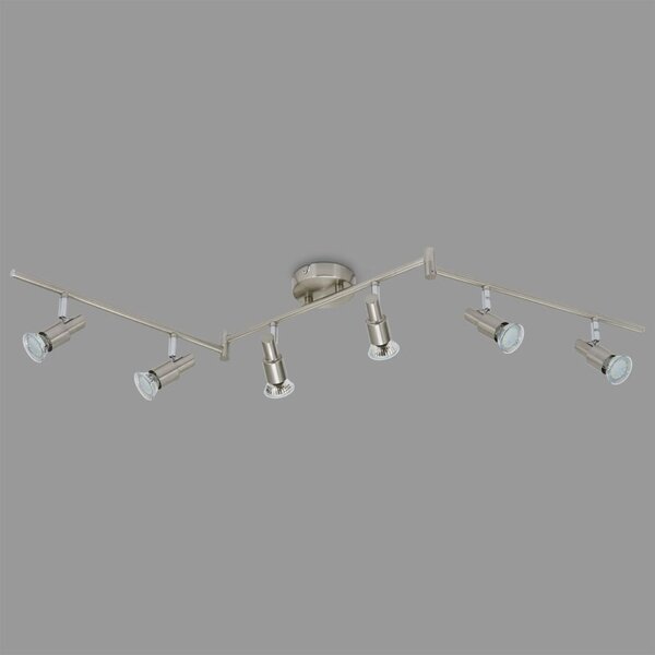 BRILONER Bodové svítidlo 120 cm 6xGU10 18W 1680lm matný nikl BRI 2907-062
