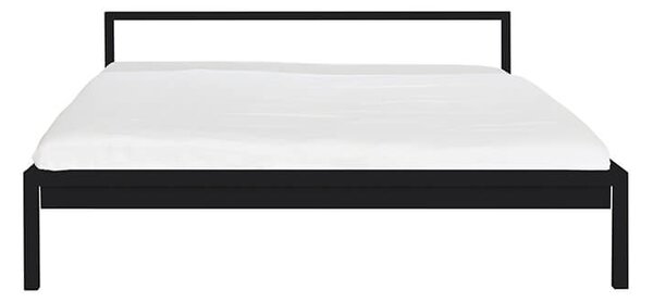 Postel stahl 160 × 200 cm černá