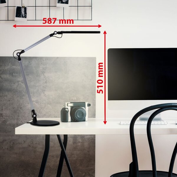 BRILONER CCT LED stolní lampa, 51 cm, 6,6 W, černá BRILO 7509-015