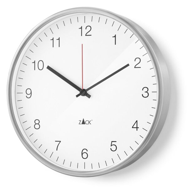 Nástěnné hodiny PALLA, 30 cm bílé - ZACK