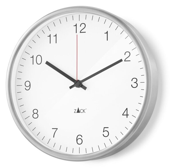 Nástěnné hodiny PALLA, 24 cm bílé - ZACK (PALLA nástěnné hodiny, 24 cm bílé - ZACK)
