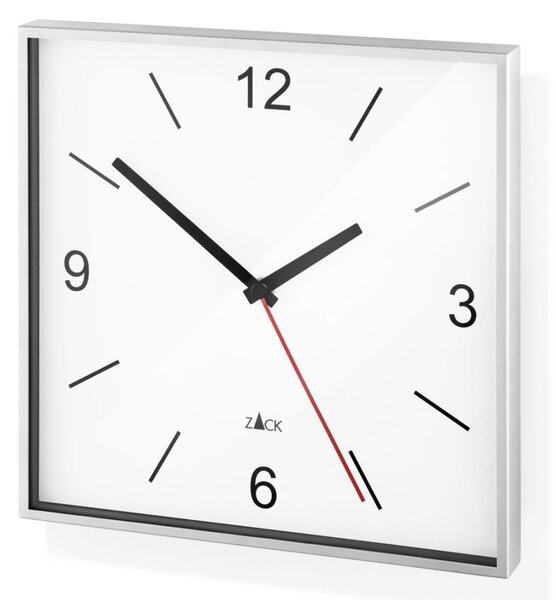 Nástěnné hodiny SILLAR, bílé - ZACK (SILLAR nástěnné hodiny, bílé - ZACK)