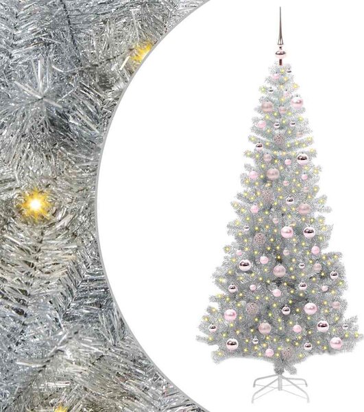VidaXL Vánoční stromeček 180 cm PET [3396676] Barva: zlatá