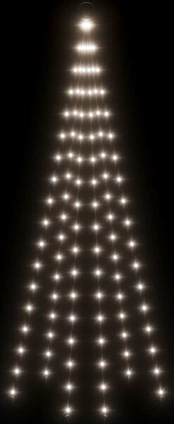 VidaXL Vánoční stromek na stožár 108 ch LED diod 180 cm [343520] Barva: Vícebarevný
