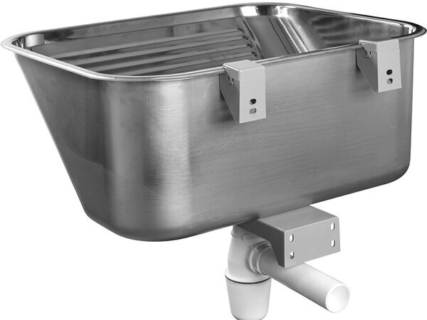 Kuchinox Chios, nerezový kuchyňský dřez 450×550×210 mm, leštěná nerez, LAV-SKN_090T