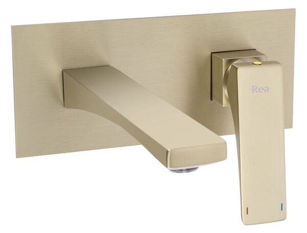 Podomítková vanová baterie PREMIUM REA Joe Brush Gold