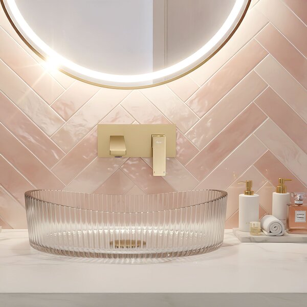 Podomítková vanová baterie PREMIUM REA Joe Brush Gold