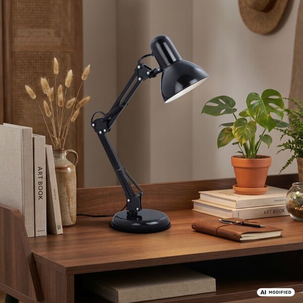 BRILONER Stolní lampa, pr. 15,5 cm, max. 25 W, černá BRILO 7394-015