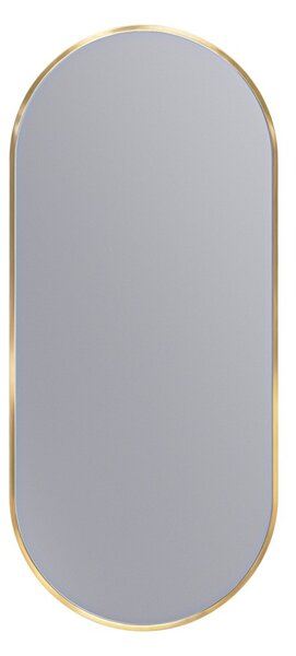 Erga Oval, oválné zrcadlo 40x90cm, zlatý rám, ERG-V01-OVAL-4090-GD