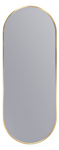 Erga Oval, oválné zrcadlo 35x90cm, zlatý rám, ERG-V01-OVAL-3590-GD