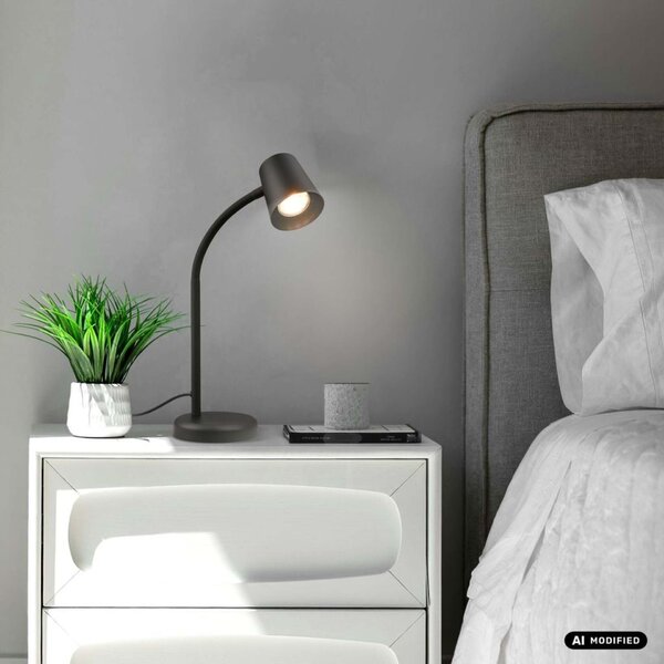 BRILONER Stolní lampa, 38,5 cm, 1x GU10, max. 9W, černá BRILO 7476015