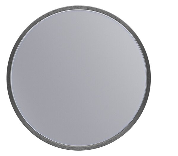 Erga Round, kulaté zrcadlo 30cm, černý rám, ERG-V01-ROUND-3030-BK