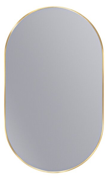 Erga Oval, oválné zrcadlo 60x100cm, zlatý rám, ERG-V01-OVAL-6010-GD