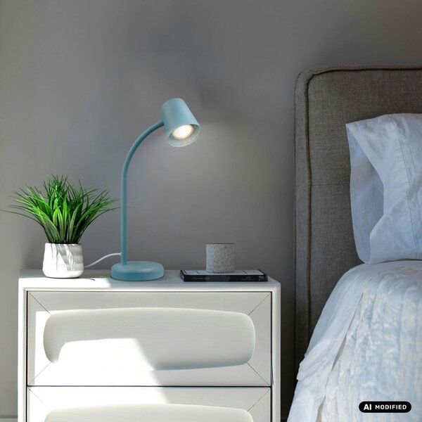 BRILONER Stolní lampa, 38,5 cm, 1x GU10, max. 9W, tyrkysová BRILO 7476010