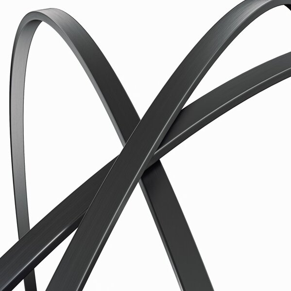 Erga Round, kulaté zrcadlo 60cm, černý rám, ERG-V01-ROUND-6060-BK