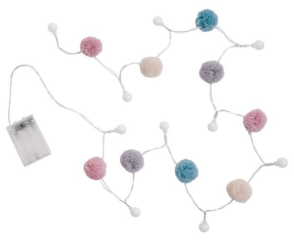 HIPPIE LIGHTS LED Světelný řetěz s USB 10 světel - mix barev