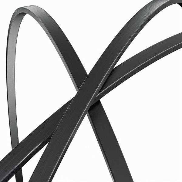 Erga Round, kulaté zrcadlo 50cm, černý rám, ERG-V01-ROUND-5050-BK