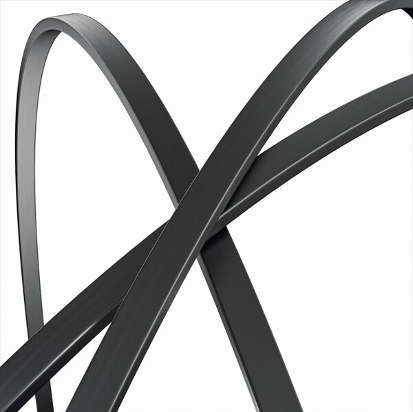 Erga Round, kulaté zrcadlo 80cm, černý rám, ERG-V01-ROUND-8080-BK