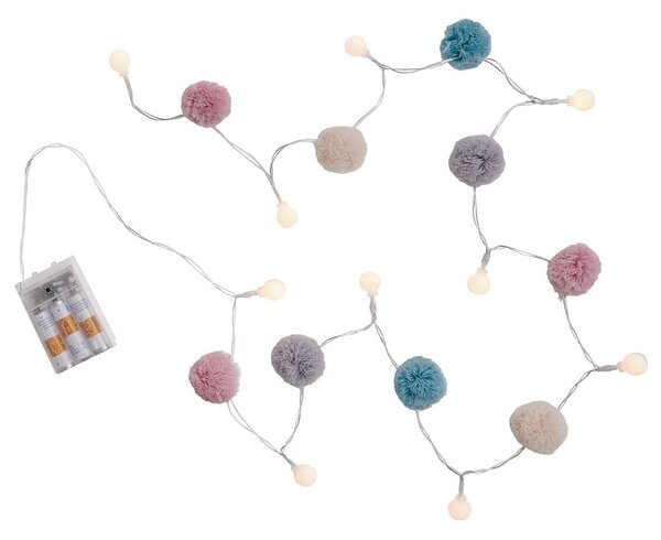 HIPPIE LIGHTS LED Světelný řetěz s USB 10 světel - mix barev