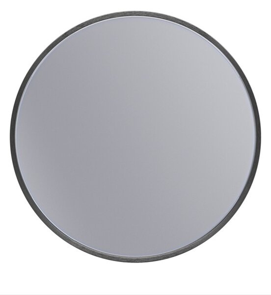 Erga Round, kulaté zrcadlo 40cm, černý rám, ERG-V01-ROUND-4040-BK