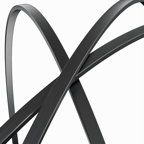 Erga Round, kulaté zrcadlo 40cm, černý rám, ERG-V01-ROUND-4040-BK