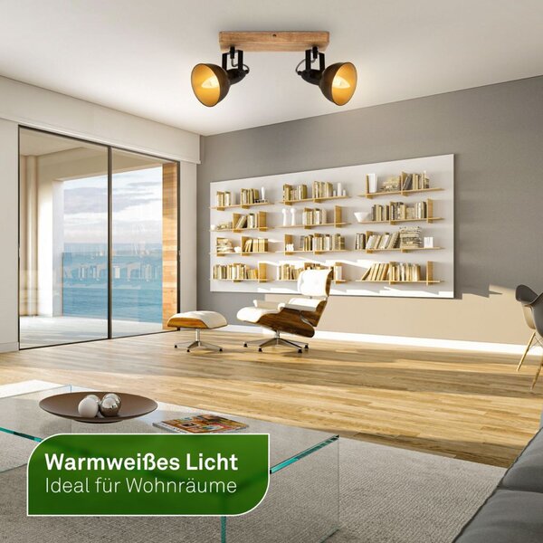 BRILONER EEK A 2ks sada E14 LED žárovka, třída A, Filament, 50.000h, 840lm, 4W, teple bílé světlo, svíčka 0553004