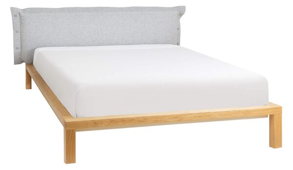 Postel stahl 200 × 200 cm bílá