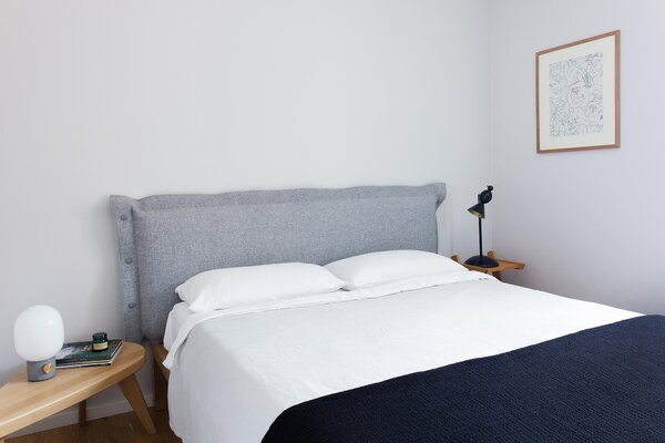 Postel stahl 200 × 200 cm bílá