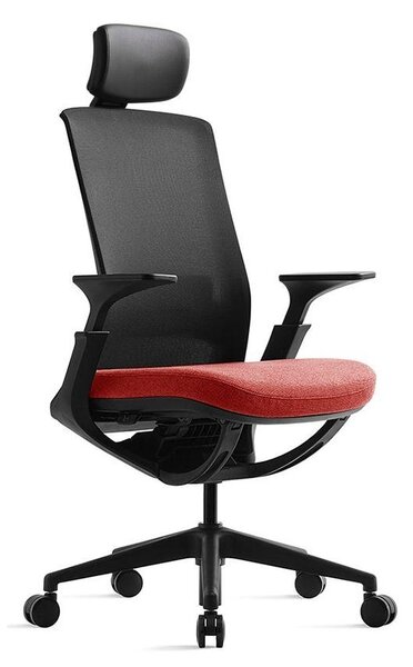 Kancelářská ergonomická židle ROLY BLACK - síťovina Černá
