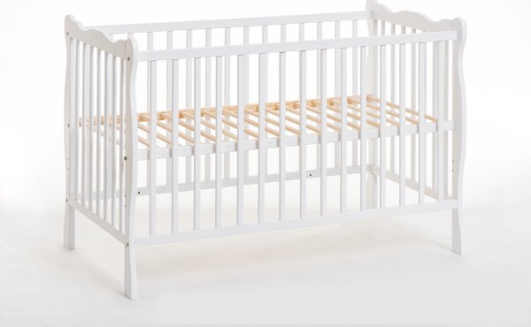 Dětská postýlka 60 cm Adria II 26 WW BA + M (bílá) (s matrací)