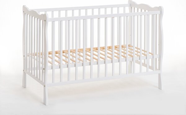 Dětská postýlka 60 cm Adria II 26 WW BA + M (bílá) (s matrací)