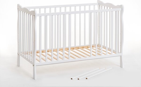Dětská postýlka 60 cm Adria II 26 WW BA + M (bílá) (s matrací)