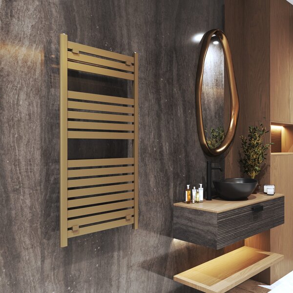 Gamma Artic, topné těleso 600x1200 mm, 560 W, zlatá matná, GMA-ARCT-12060-GD