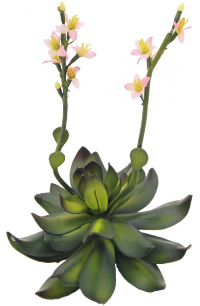 Umělá květina Skalní růže růžová, 32cm