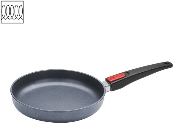 Pánev Diamond LITE s odnímatelnou rukojetí 24 cm na indukci - WOLL