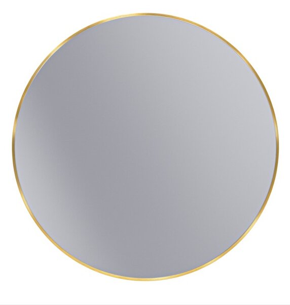 Erga Round, kulaté zrcadlo 90cm, zlatý rám, ERG-V01-ROUND-9090-GD