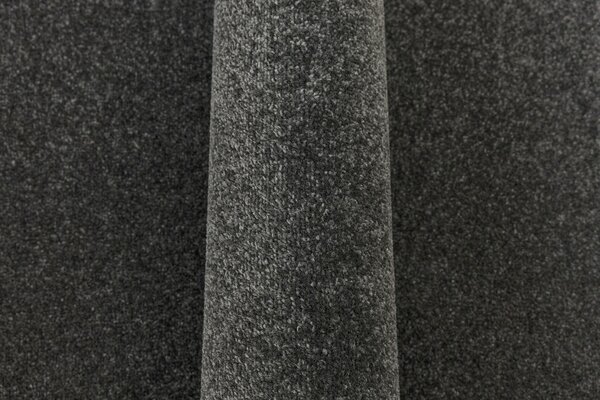 Kobercový ráj Kusový koberec Dynasty 76 grafit šedý Rozměr: 100x300 cm