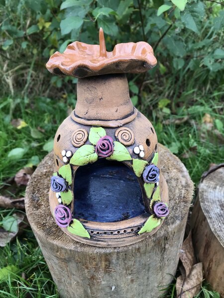 Keramika Javorník Lucerna se svícnem