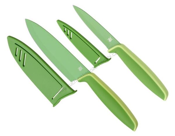 Set 2 ks kuchyňských nožů TOUCH, zelený - WMF (TOUCH 2dílná sada kuchyňských nožů, zelený - WMF)