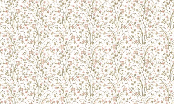 FUGU Dětská tapeta Luční květy – Meadow Flowers Materiál: Digitální eko vlies - klasická tapeta nesamolepicí
