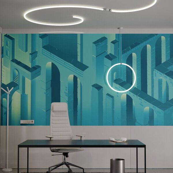 Arelux Flexibilní LED trubice XLOOP 18 ROUND, 48V Délka: 5m, Chromatičnost: 3000K