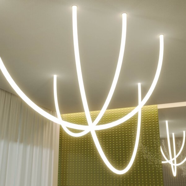 Arelux Flexibilní LED trubice XLOOP 18 ROUND, 48V Délka: 5m, Chromatičnost: 3000K
