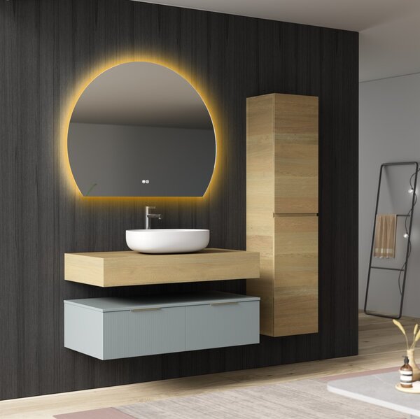 Erga Paloma, LED zrcadlo 100x80cm, 2415 lm, 3 barvy světla, ERG-V01-PALOMA-1080-CL