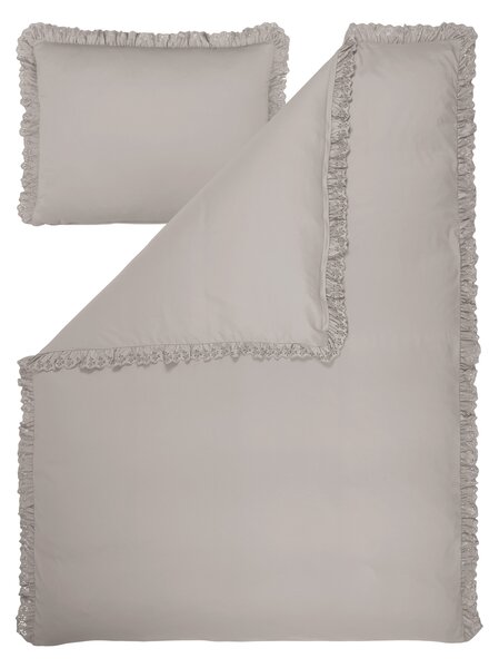 Livarno® Ložní povlečení z mikrovláknitého saténu, 140 x 200 cm, 70 x 90 cm (šedá) (100407014002)
