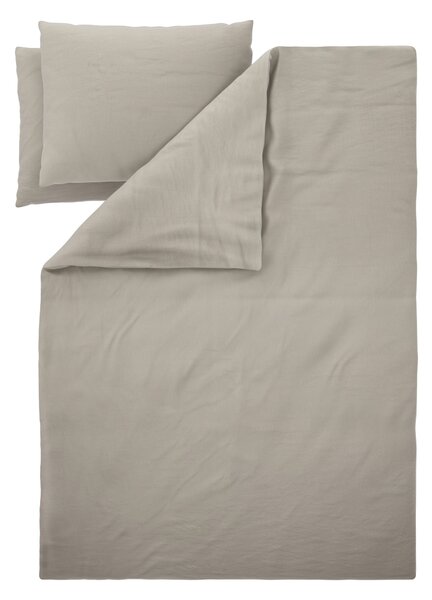 Livarno® Ložní povlečení s podílem lnu, 200 x 220 cm, 70 x 90 cm (béžová) (100406598001)