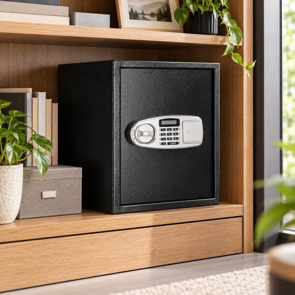 Trezor na peníze 50x35x36 cm SPRINGOS HA5062 černý